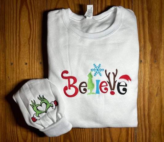 Believe Grinch Sweatshirt